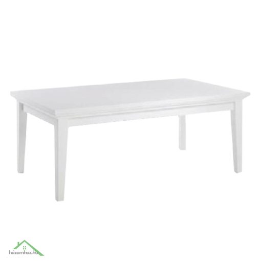 Dohányzóasztal, DTD fóliázott/MDF festett, fehér, PARIS
