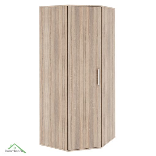 Sarokszekrény, DTD laminált, tölgy sonoma, DUNAJ TYP15