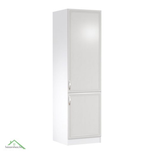 Hűtő beépítő konyhaszekrény D60ZL, jobbos, fehér/sosna Andersen, SICILIA