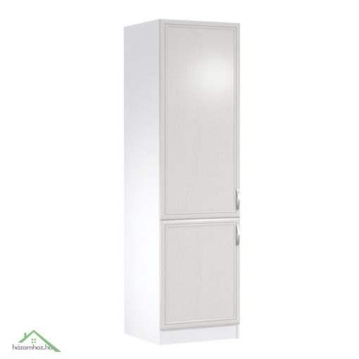 Hűtő beépítő konyhaszekrény D60ZL, balos, fehér/sosna Andersen, SICILIA