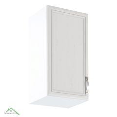 Felsőszekrény G40, balos, fehér/sosna Andersen, SICILIA