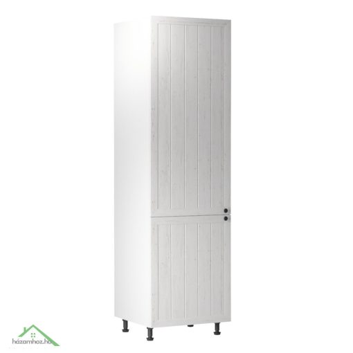 Szekrény a beépíthető hűtő számára D60ZL, balos, fehér/sosna Andersen, PROVANCE