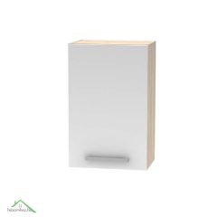   Felsőszekrény 45 1DV, tölgy sonoma/fehér, NOVA PLUS NOPL-024-OH