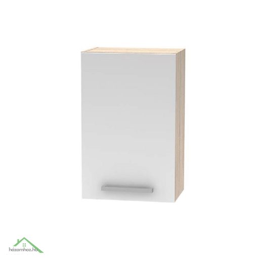 Felsőszekrény 45 1DV, tölgy sonoma/fehér, NOVA PLUS NOPL-024-OH