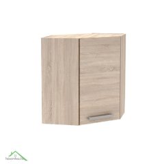   Felső sarokszekrény 1DV, tölgy sonoma, NOVA PLUS NOPL-013-OH