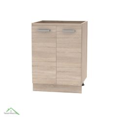 Alsószekrény 60 2DV, tölgy sonoma, NOVA PLUS NOPL-057-0S
