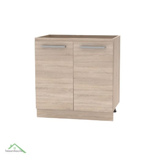 Alsószekrény 80  2 DV, tölgy sonoma, NOVA PLUS NOPL-060-0S