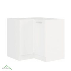 Alsó sarokszekrény, fehér, SPLIT 89x89 DN 1F BB