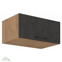   Felsőszekrény, tölgy lancelot/szürke matt, VEGA 80 NAGU-36 1F