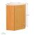 Sarok konyhaszekrény, felső, éger, balos, LORA MDF NEW KLASIK W60/60
