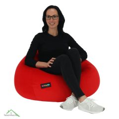 Babzsák, piros szövet, TRIKALO