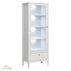 Vitrin 1W1S, fehér, OLJE