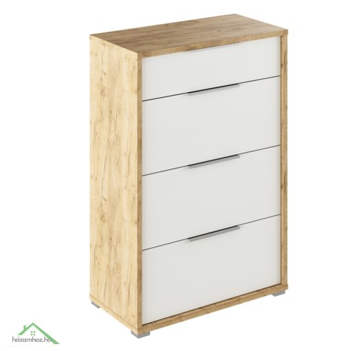 komód fiókokkal, artisan tölgy/fehér, RIOMA TYP 22