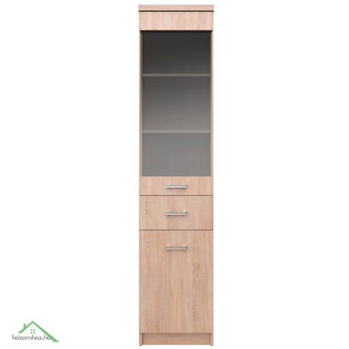 Vitrin 1D1W1S, sonoma tölgy, TOPTY TYP 32