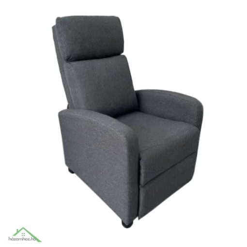 Relaxációs fotel, szürke, KRESO