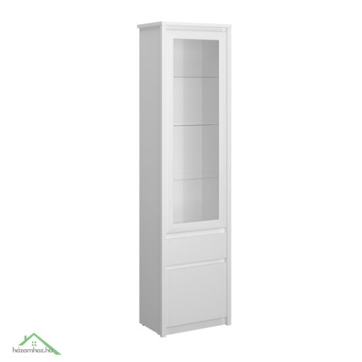 Vitrin 1D1W1S, fehér, ERODIN
