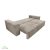 Kihúzható heverő, szürkésbézs Taupe, HARPERA BIG SOFA