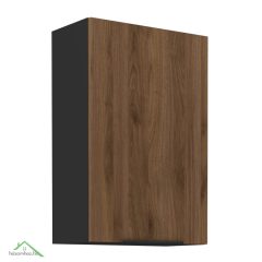 Felső szekrény, okapi dió/fekete, MENZO 60 G-90 1F