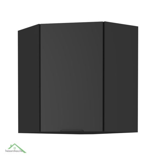 Felső sarokszekrény fekete, SIBER 60x60 GN-72 1F