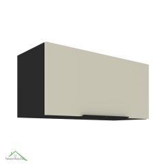 Felső szekrény, cashmere/fekete, ARAKA 80 GU-36 1F