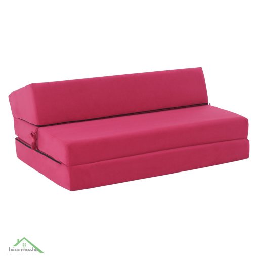 Összecsukható matrac/fotel, 2v1, rózsaszín magenta, VEDIS