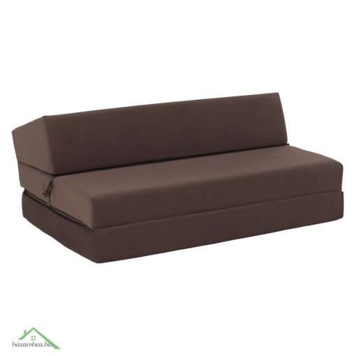 Összecsukható matrac/fotel, 2v1, barna Taupe, VEDIS