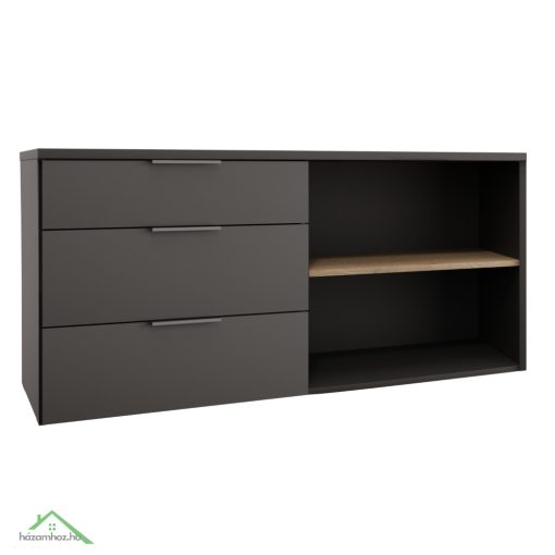 Komód, antracit/cremona tölgy, ADAPO ADP05