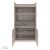 Alacsony vitrin 2D1W1S, nairobi gesztenye/onix, JESI NEW