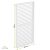 LUXE Lamellás oldalpanel (R) 123x218cm 4 m-ig fehér