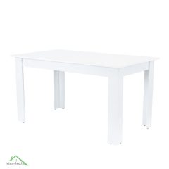 Yorki Standard étkezőasztal 140x80 cm fehér
