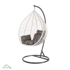 Havanna függőfotel fehér-fekete