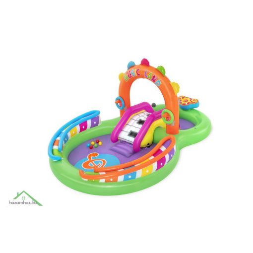 BESTWAY, 53117, Sing 'n Splash, felfújható gyermekmedence, 2,95 x 1,90 x 1,37 m