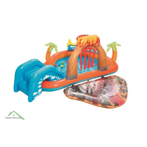 BESTWAY, 53069, Lava Lagoon, felfújható gyermekmedence, 2,65 x 2,65 x 1,04 m