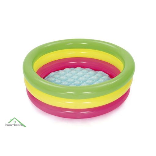 BESTWAY, 51128, Summer, felfújható szivárványszínű gyermekmedence, 0,70 x 0,24 m