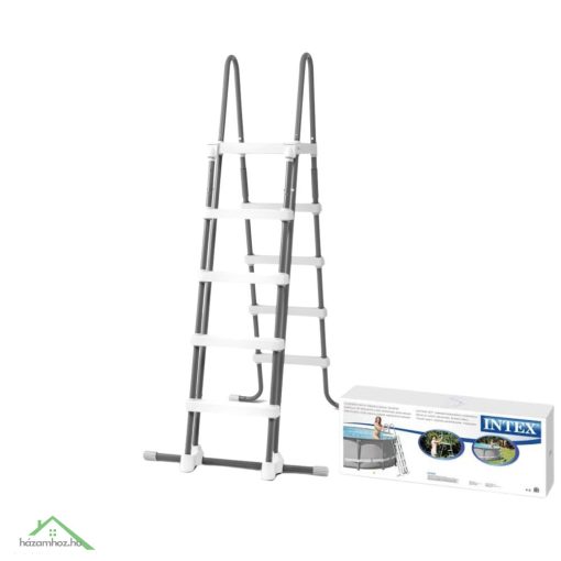 INTEX Biztonsági medence létra 4 fokos 132cm magas medencékhez (28077)