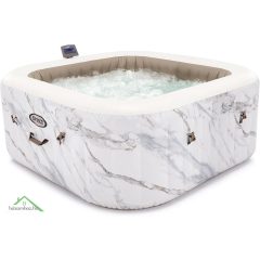   INTEX PureSPA Calacatta jacuzzi, 4 személyes, D175 x 71 cm, fehér (28464)