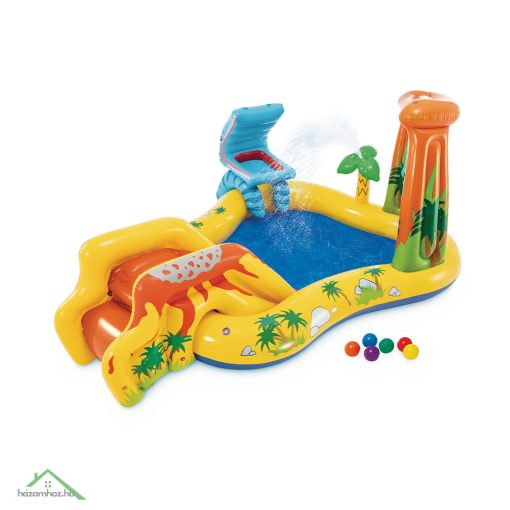 INTEX Dinosaur Play Center élménymedence 249 x 191 x 109cm (57444)