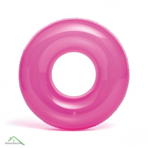 INTEX átlátszó rózsaszín úszógumi D76cm (59260)